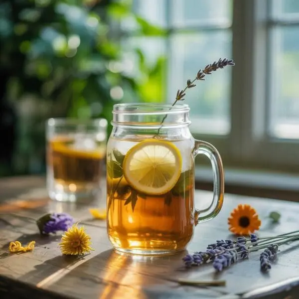 Cold Brew Tea in a Jar